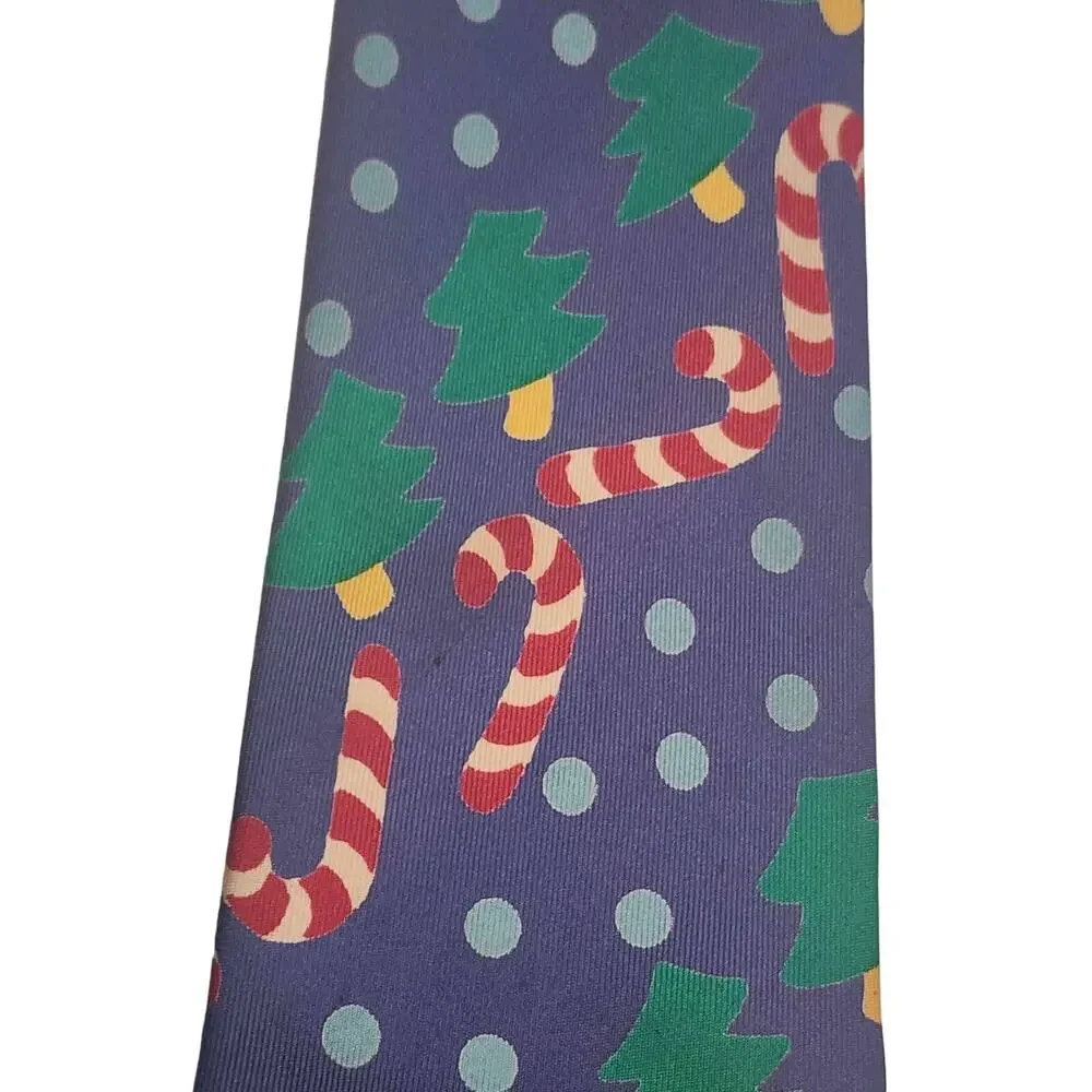 Lillian Vernon Christmas Tie - 100% Silk
